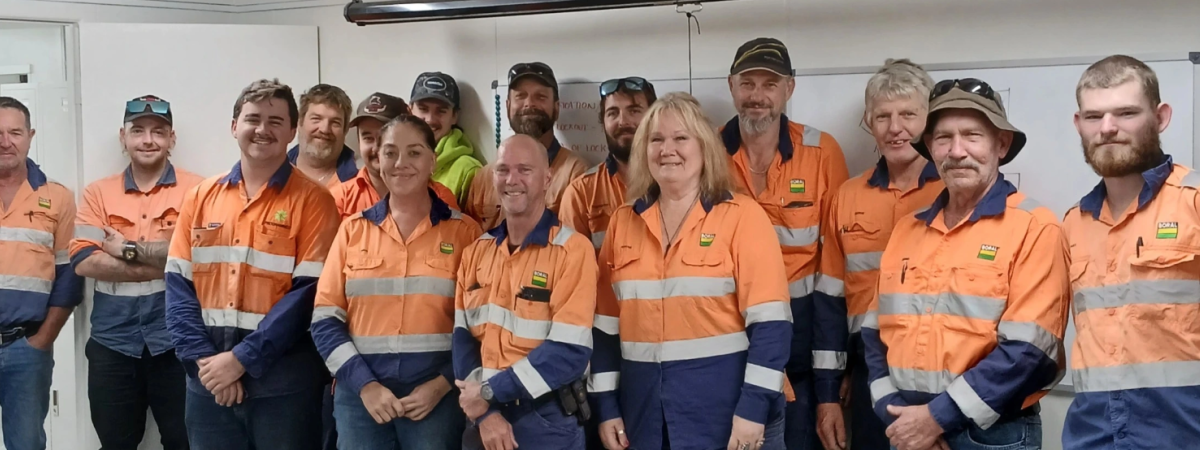 Booyal Quarry staff