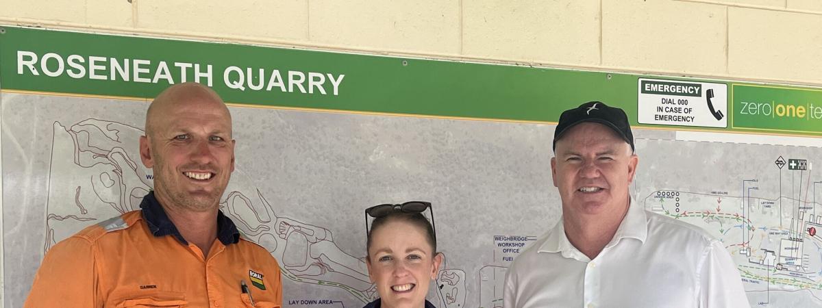 CCAA visits Roseneath Quarry