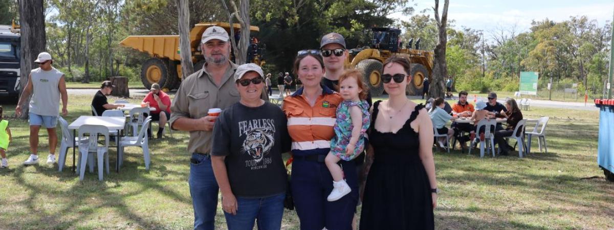 Boral team member with family at Marulan Family Day 2025