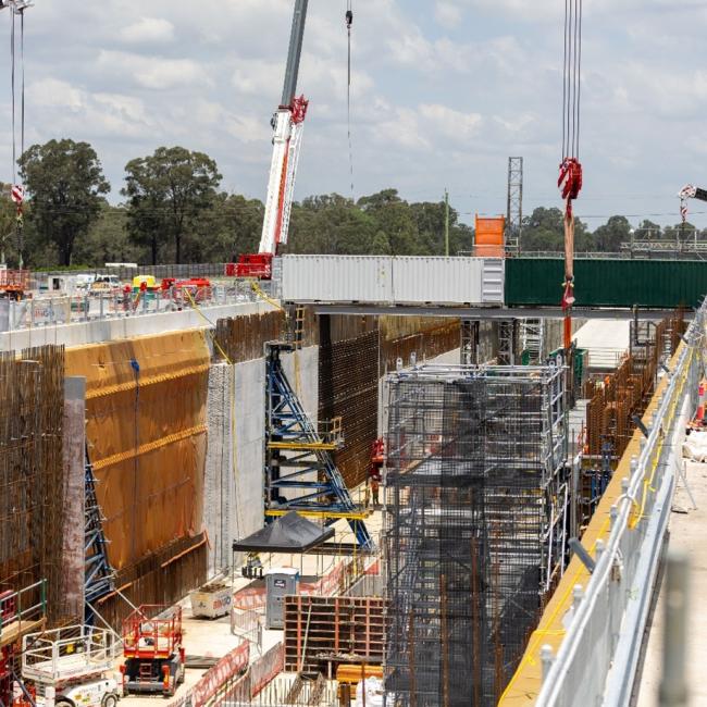 Sydney Metro Western Sydney Airport Line station boxes