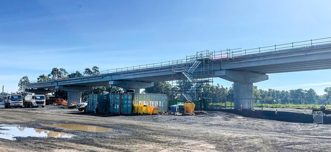 Dubbo Bridge in construction