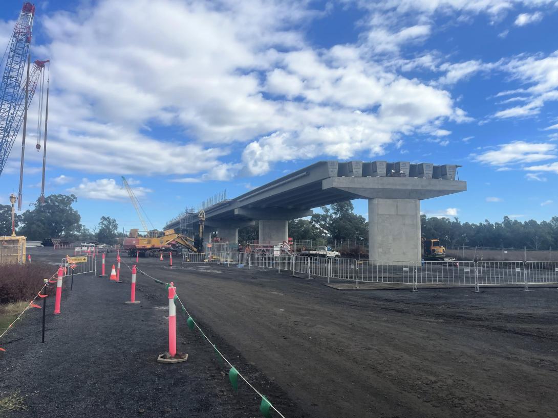 Dubbo Bridge in construction