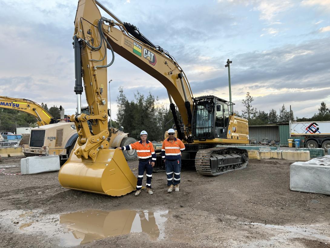 Widemere HME delivery CAT 336 excavator