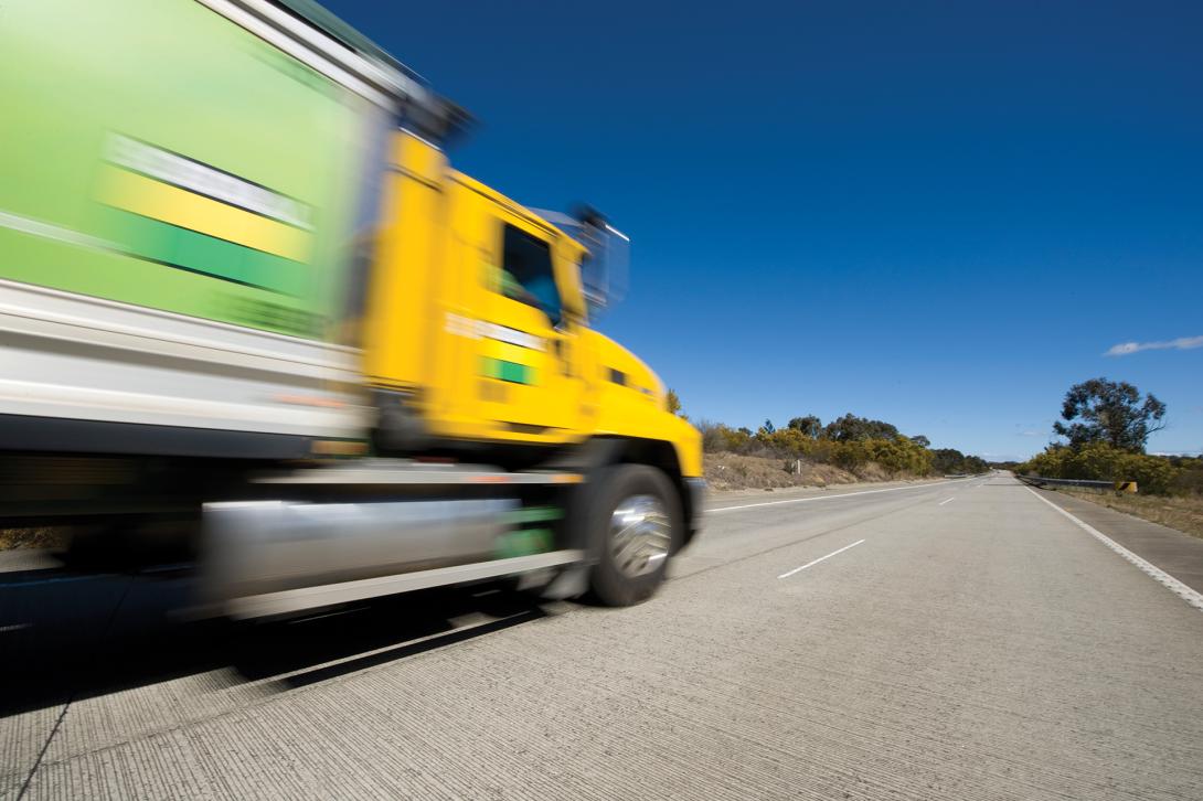 Boral Truck with lines