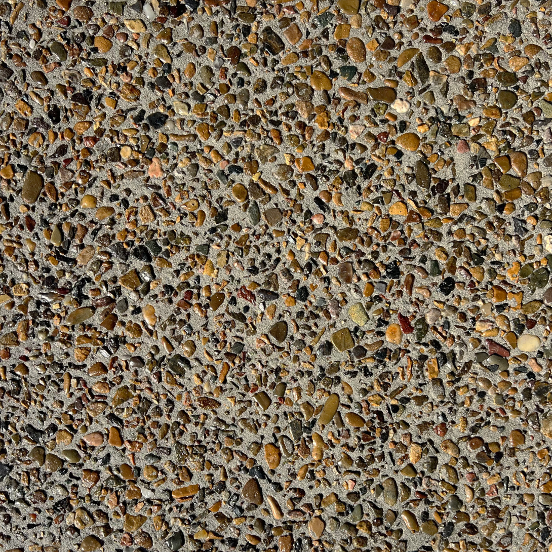 South-East Queensland exposed concrete in colour River Red