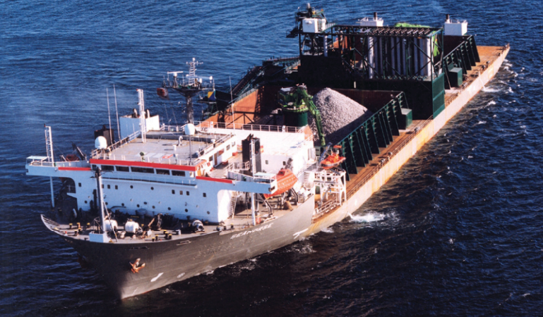 Ship approaching Scarborough Energy Project