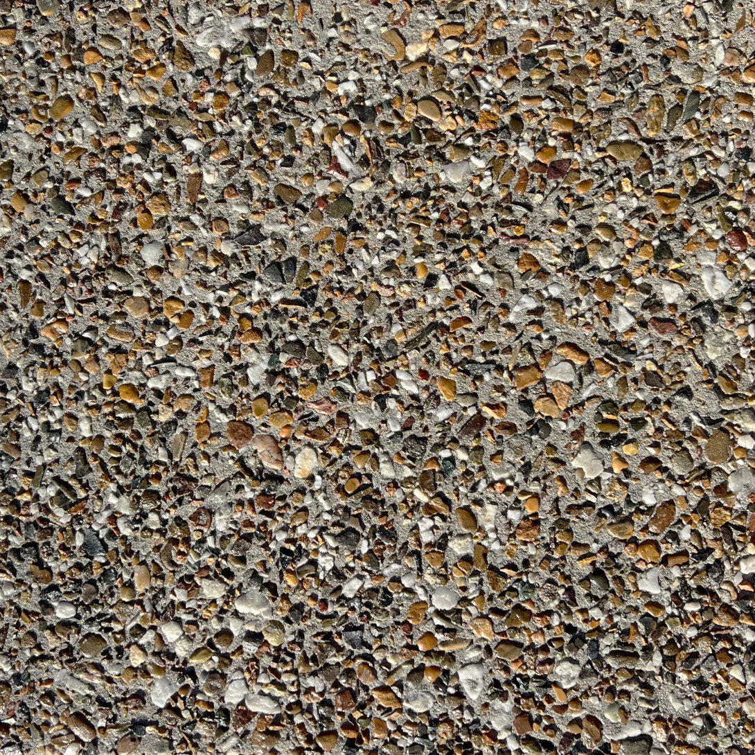 South-East Queensland exposed concrete in colour Winter Red