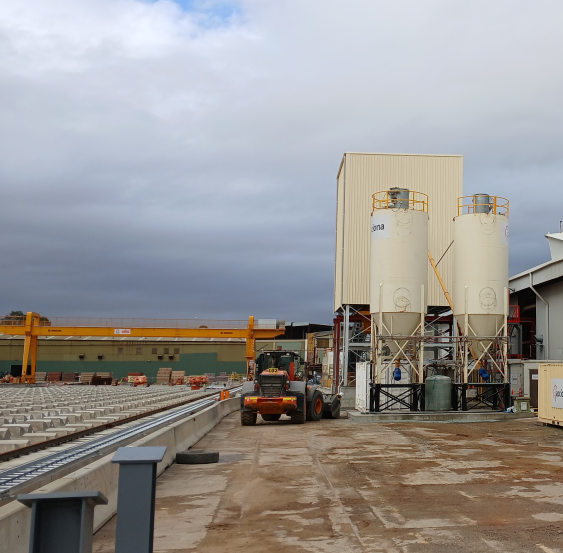 Wet batch plant at Alkimos Seawater Desalination Plant WA