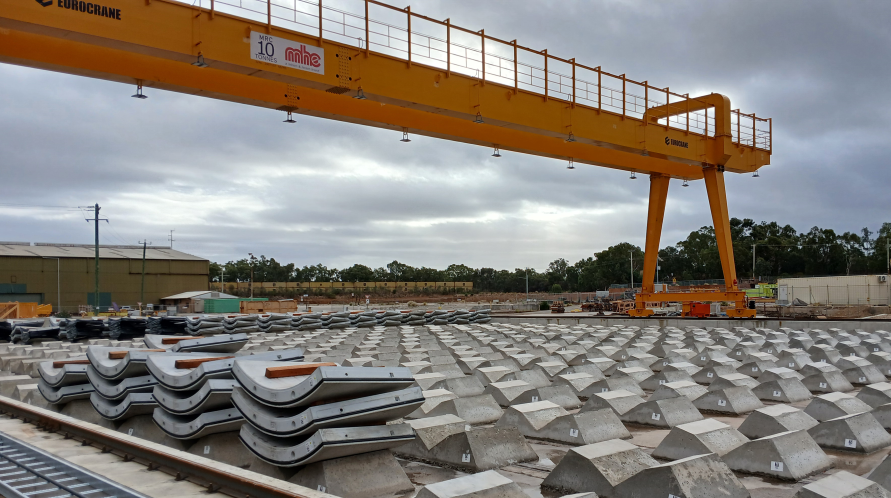 precast tunnel segments at Alkimos Seawater Desalination Plant WA