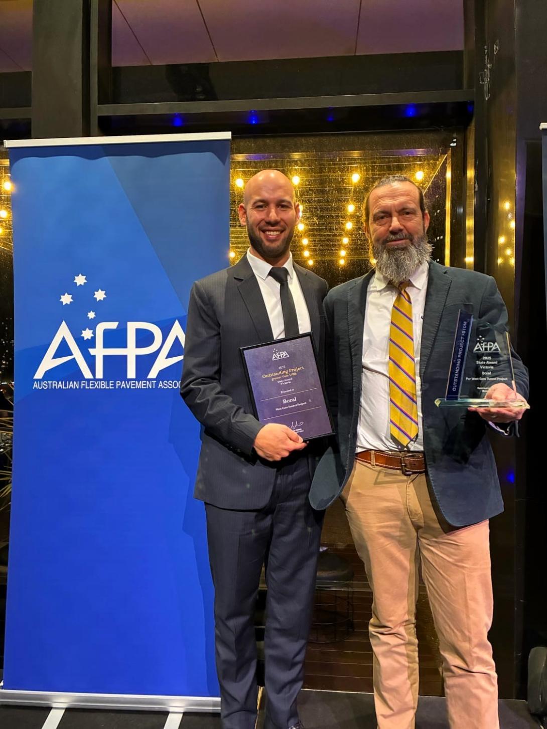 Boral Asphalt wins AfPA for West Gate Tunnel Project