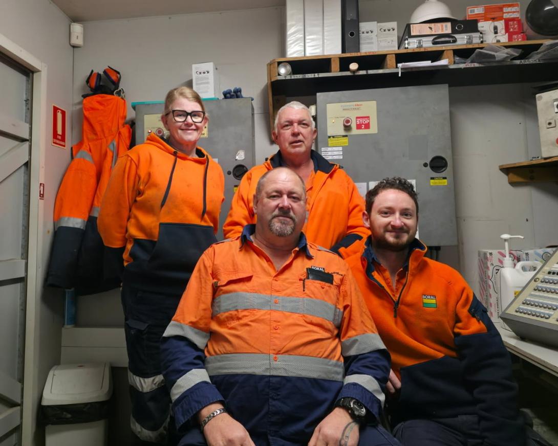 Boral Alkimos Desal team