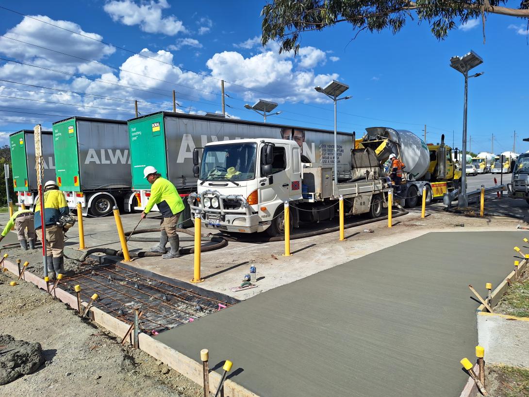 Recarbonated aggregates concrete Trial - Mid