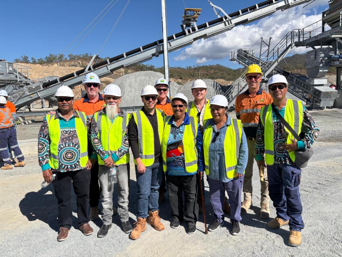 Roseneath quarry crushing plant grand opening