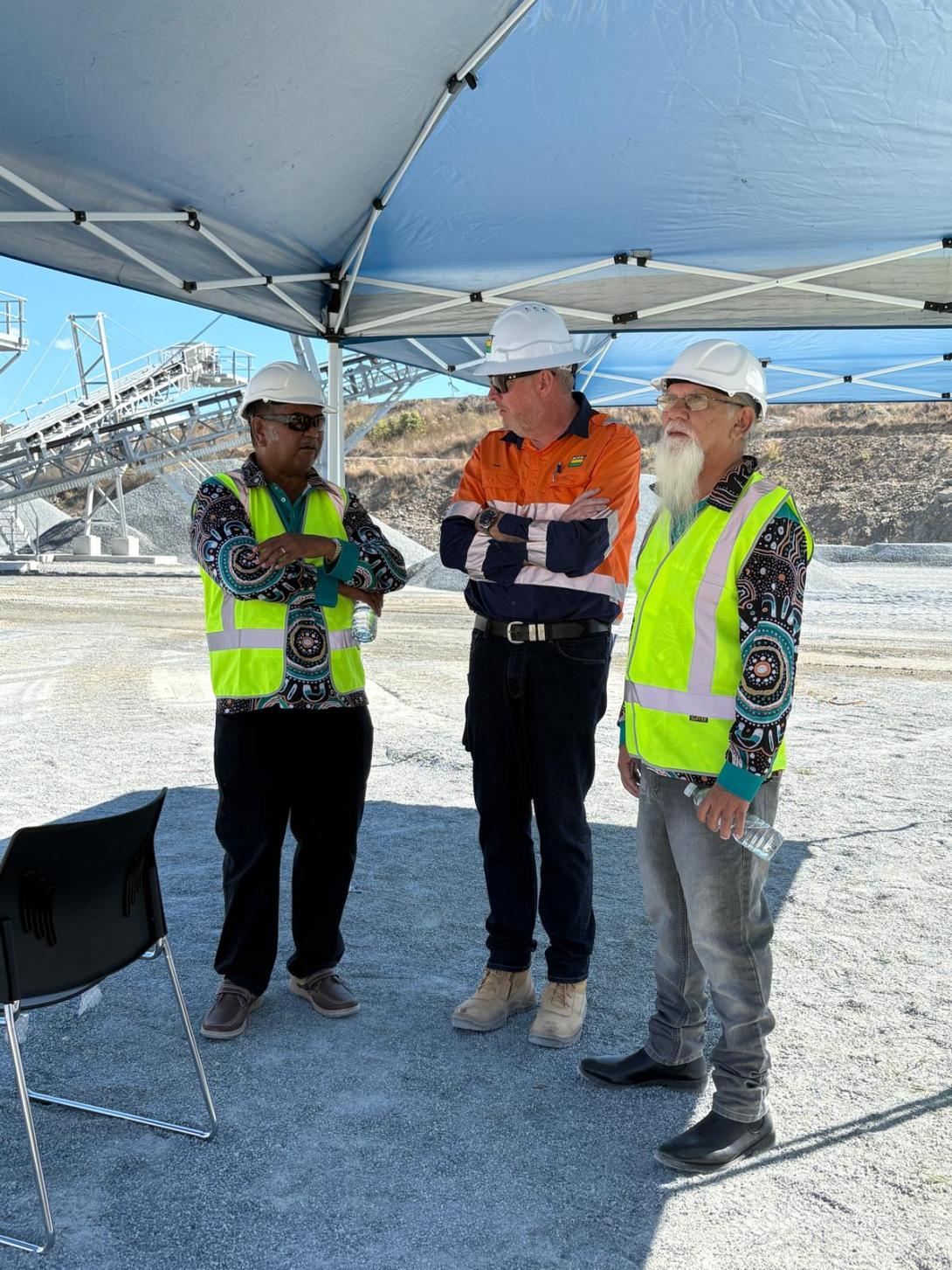 Roseneath quarry crushing plant grand opening