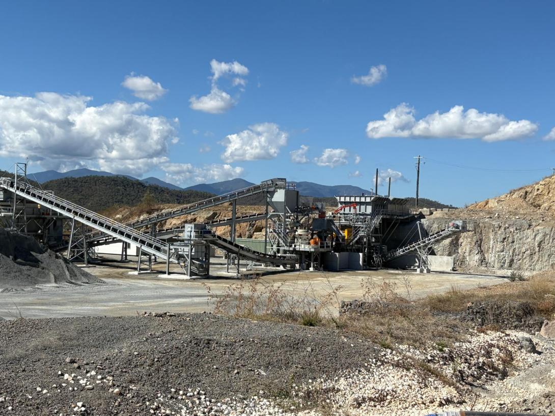 Roseneath quarry crushing plant grand opening
