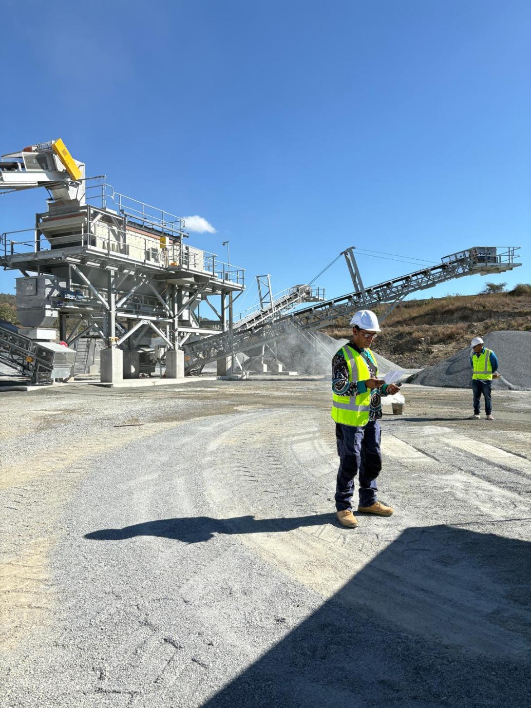 Roseneath quarry crushing plant grand opening