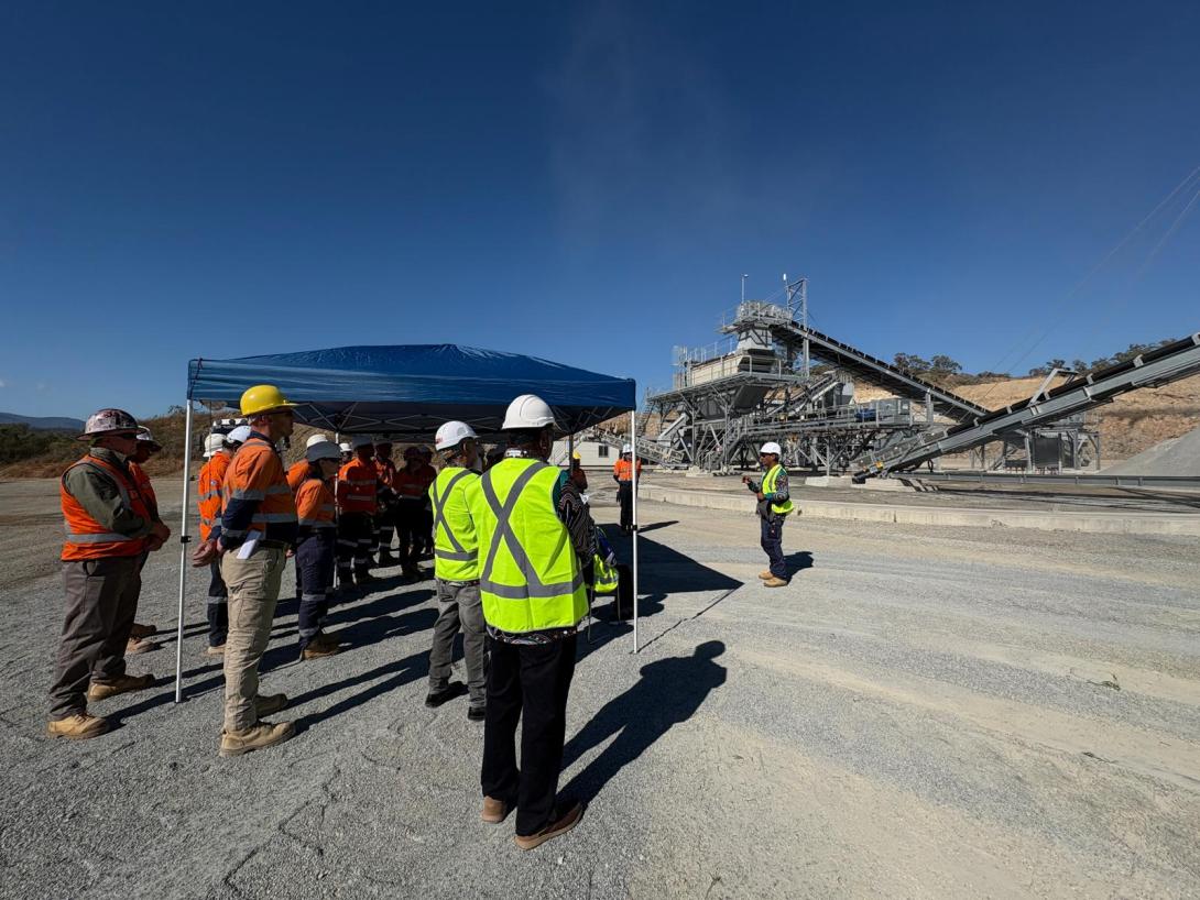 Roseneath quarry crushing plant grand opening