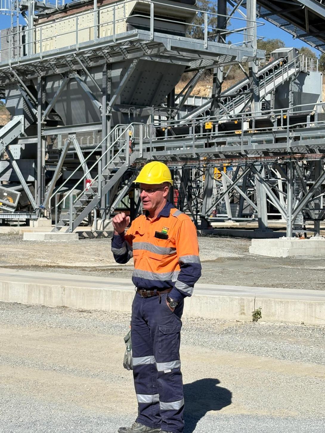 Roseneath quarry crushing plant grand opening