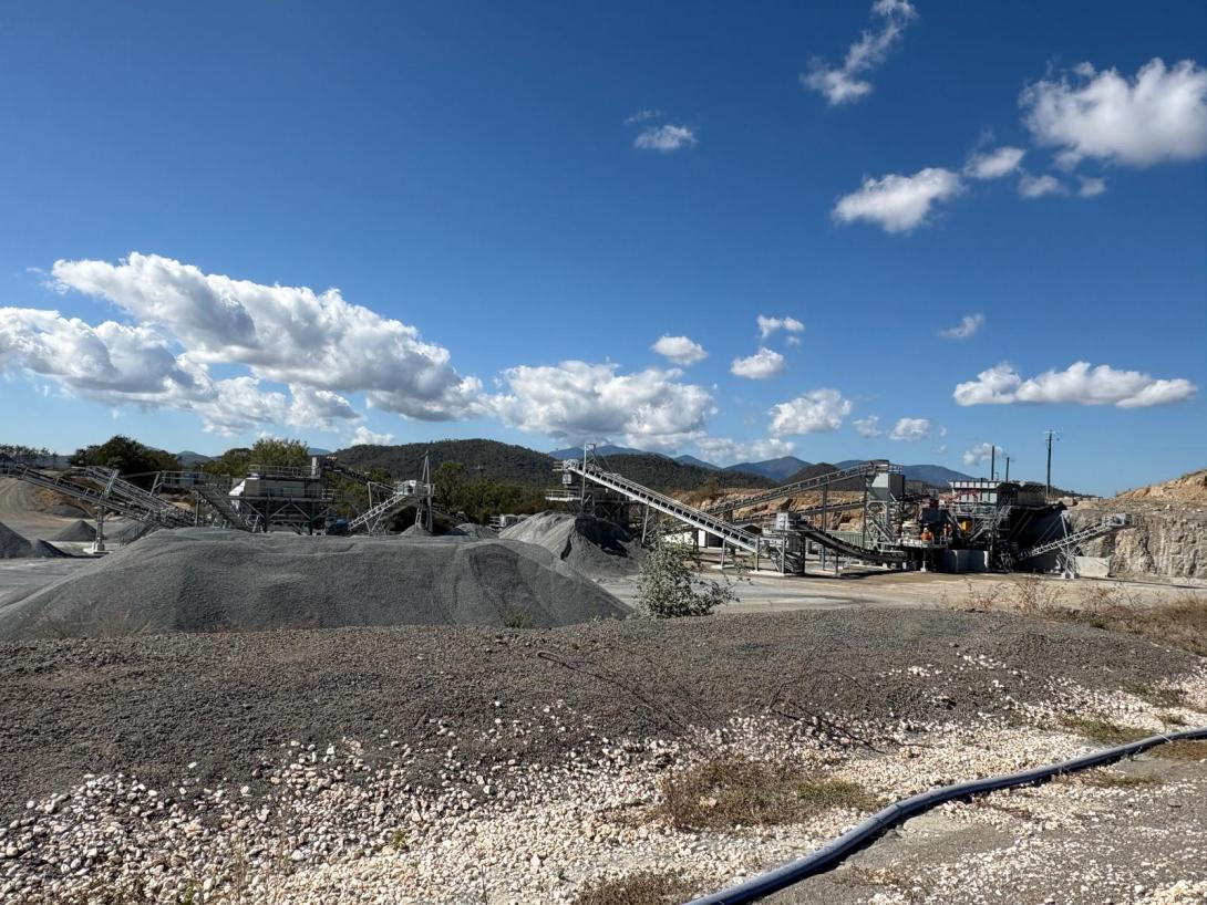 Roseneath quarry crushing plant grand opening
