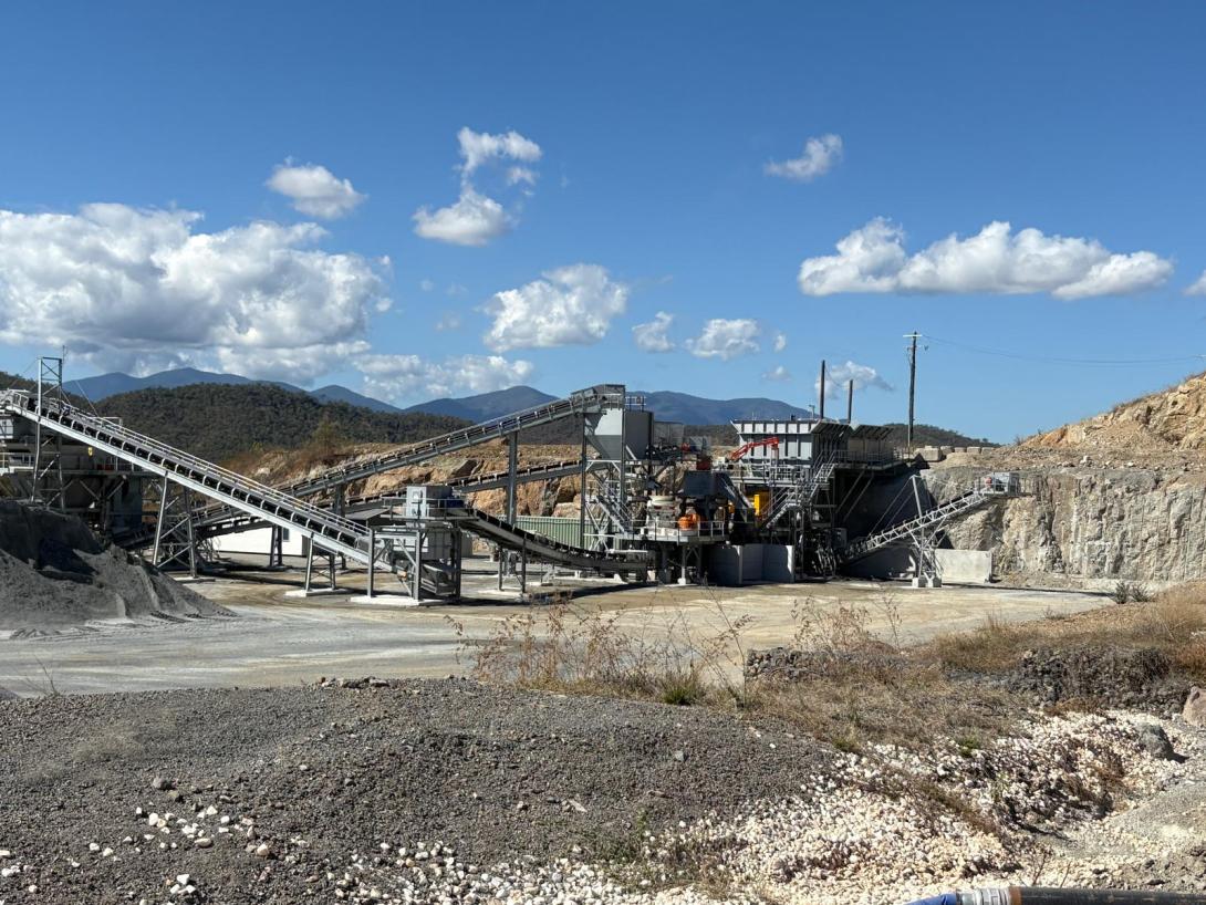 Roseneath quarry crushing plant grand opening