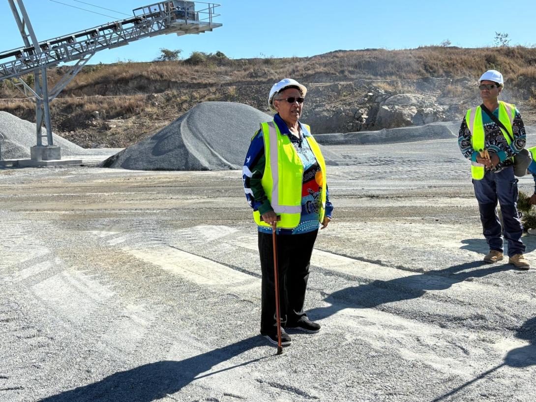 Roseneath quarry crushing plant grand opening