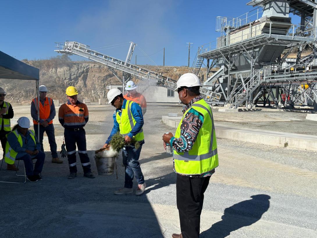 Roseneath quarry crushing plant grand opening