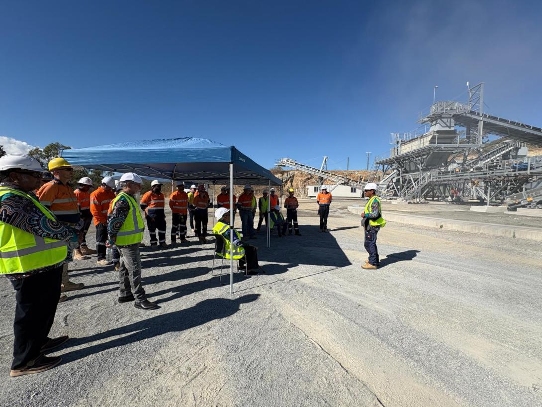 Roseneath quarry crushing plant grand opening