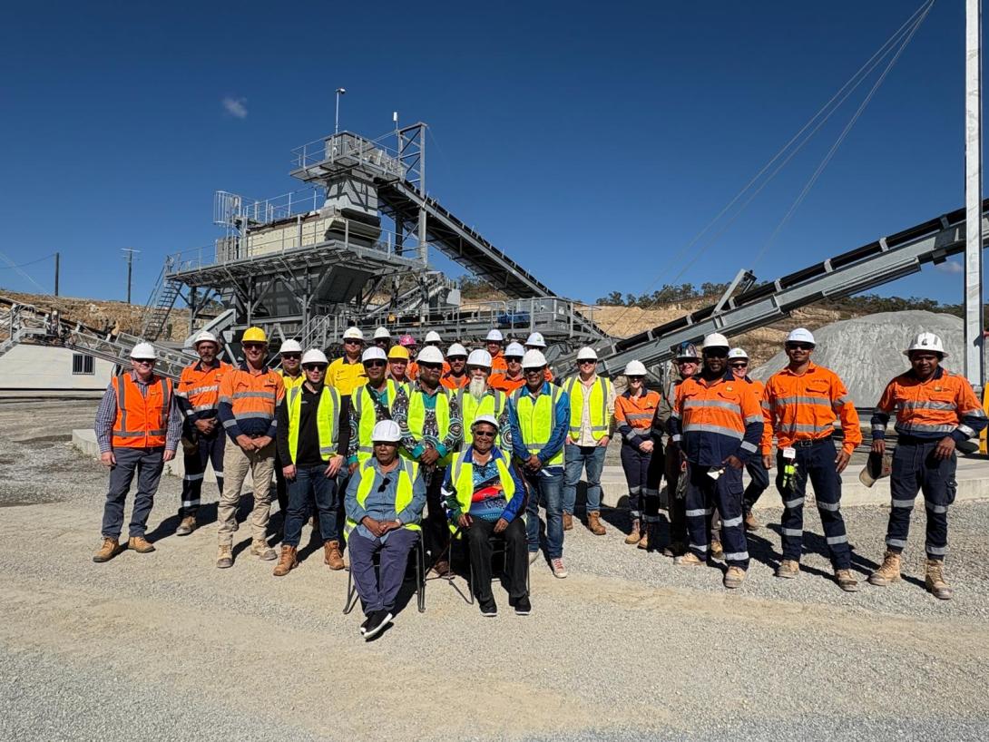 Roseneath quarry crushing plant grand opening
