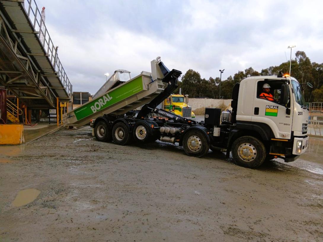 Recycling Wet Concrete Skip Bin