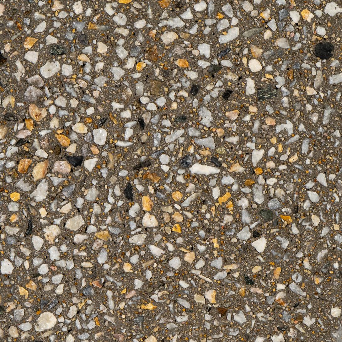 Dusk – Exposé® exposed aggregate concrete in soft platinum grey tone with Platinum oxide, ideal for driveways, patios and paths