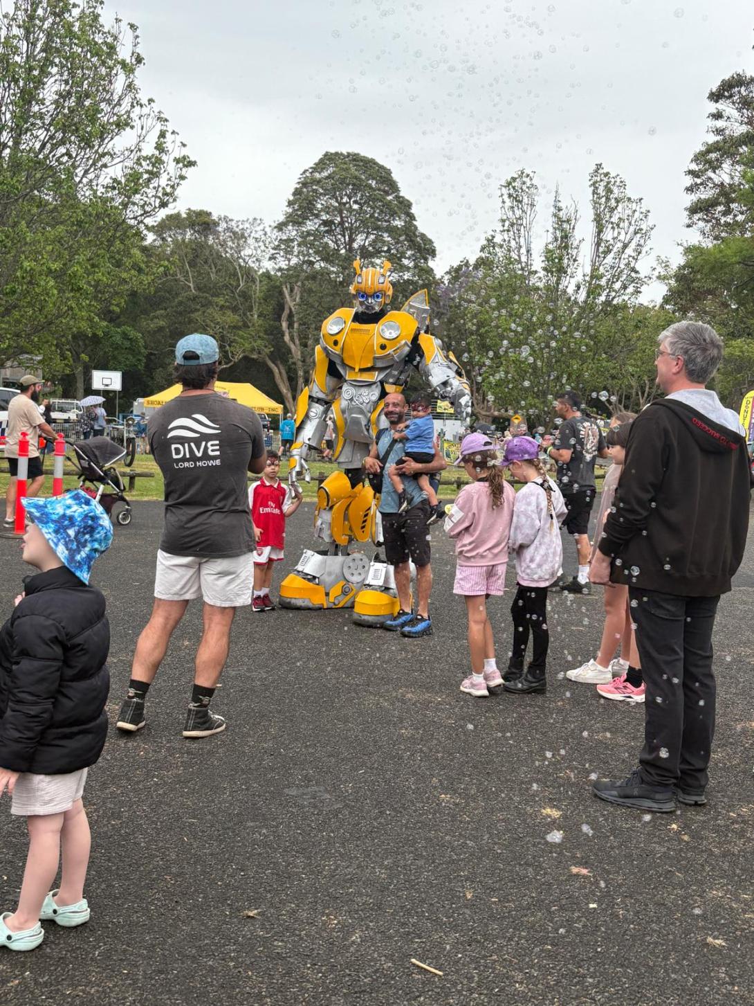 Families at Jamberoo Car Show 2025