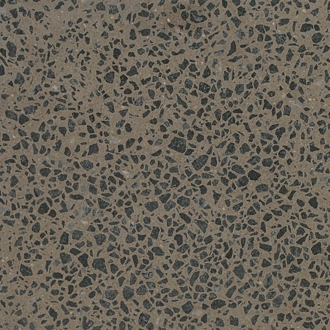 Midnight – Boralstone® polished concrete in deep charcoal-black with polished aggregate finish, ideal for indoor floors, garages and patios in regional Victoria